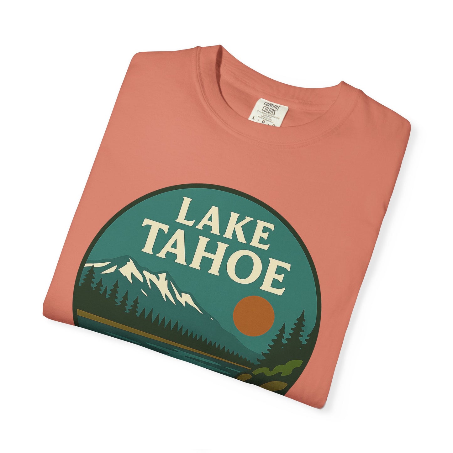 Lake Tahoe Unisex T-Shirt, Casual Graphic Tee, Nature Lover Gift, Outdoor Adventure Shirt, Vacation Souvenir, Summer Wear