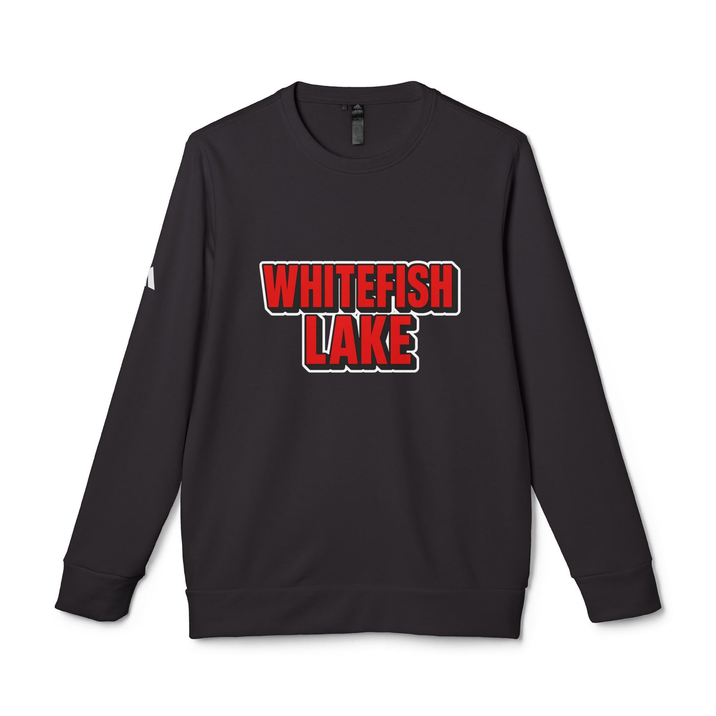 Whitefish Lake Adidas Unisex Fleece Crewneck Sweatshirt