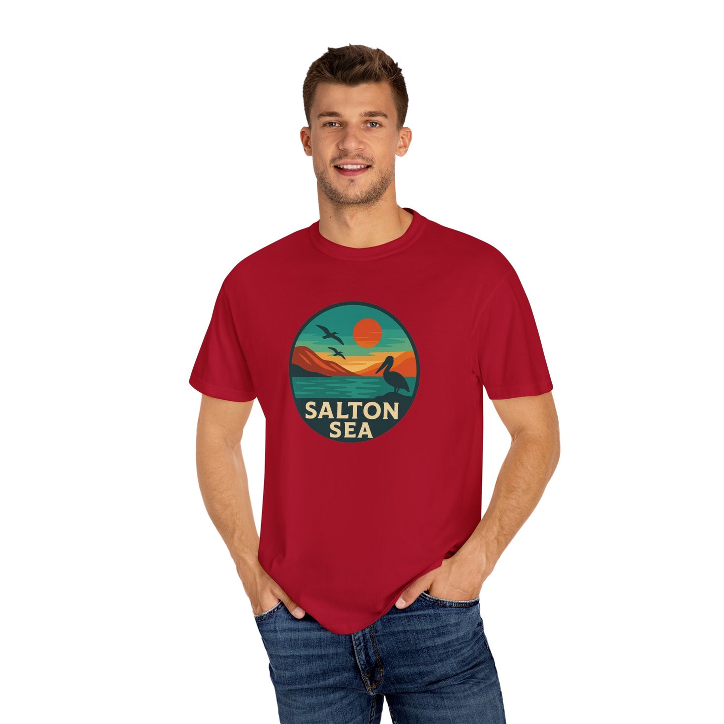 Salton Sea Unisex T-Shirt, Casual Graphic Tee, Nature Lover Gift, Outdoor Adventure Shirt, Vacation Souvenir, Summer Wear