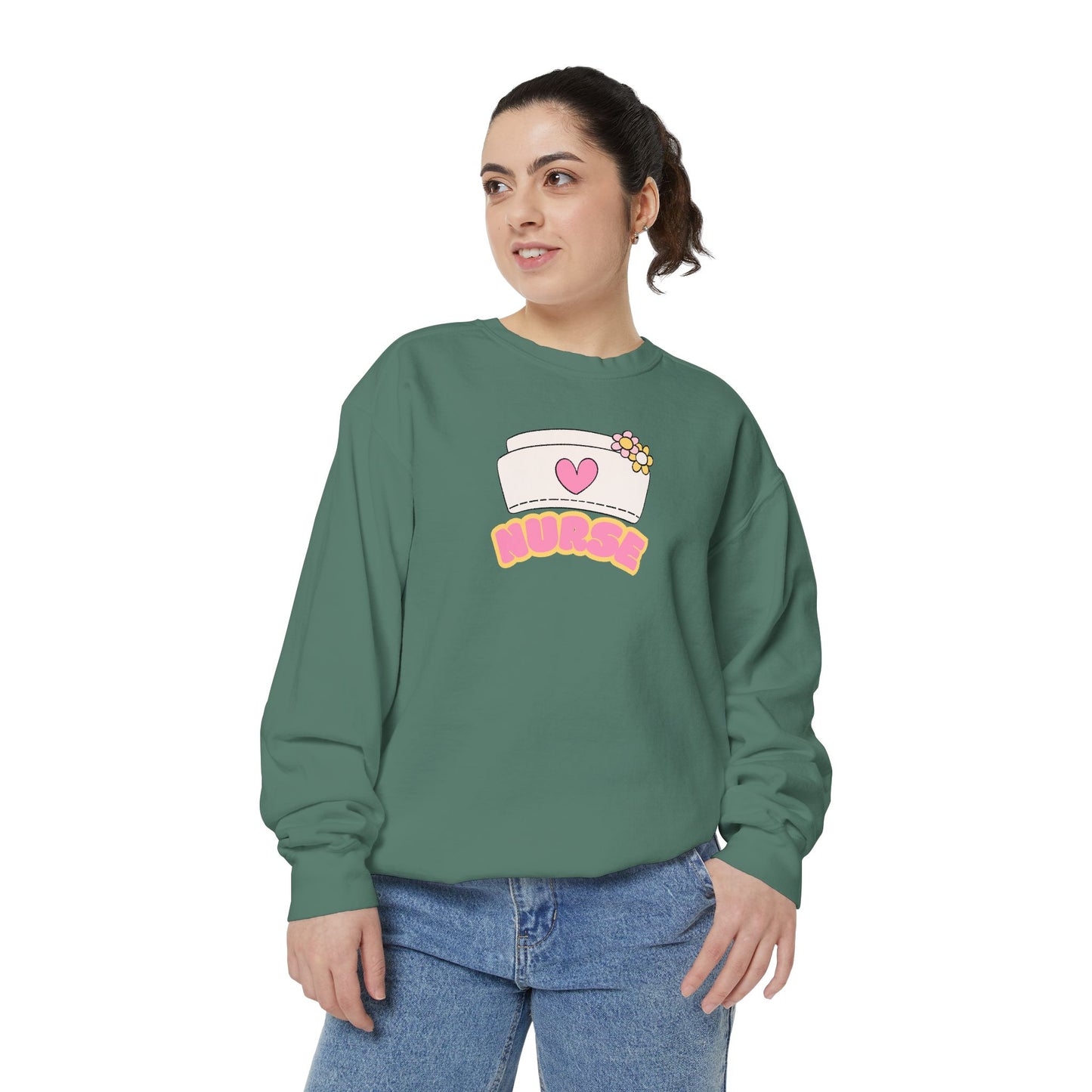 Nurse Love Sweatshirt, Cozy Gift for Healthcare Workers, Unique Gift for Nurses, Casual Medical Apparel, Nurse Appreciation