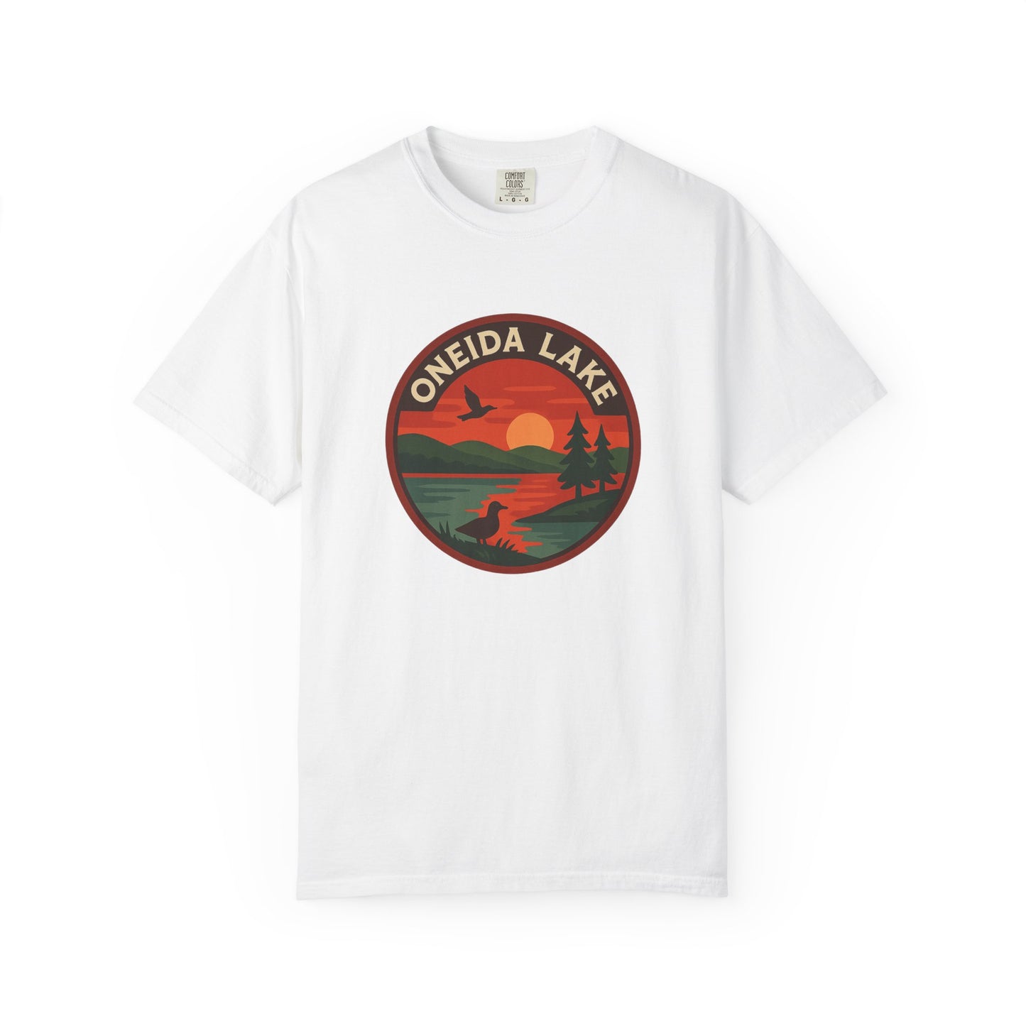 Oneida Lake Unisex Garment-Dyed T-shirt