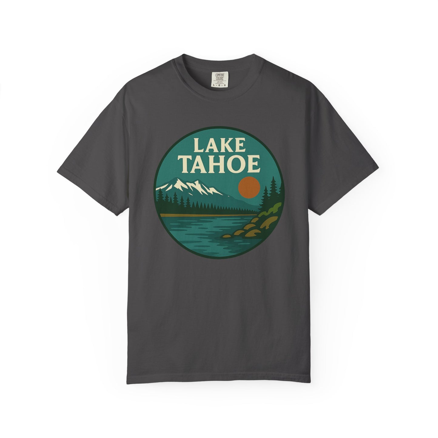 Lake Tahoe Unisex T-Shirt, Casual Graphic Tee, Nature Lover Gift, Outdoor Adventure Shirt, Vacation Souvenir, Summer Wear
