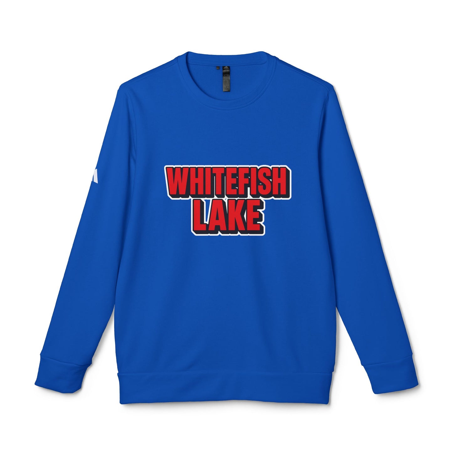 Whitefish Lake Adidas Unisex Fleece Crewneck Sweatshirt