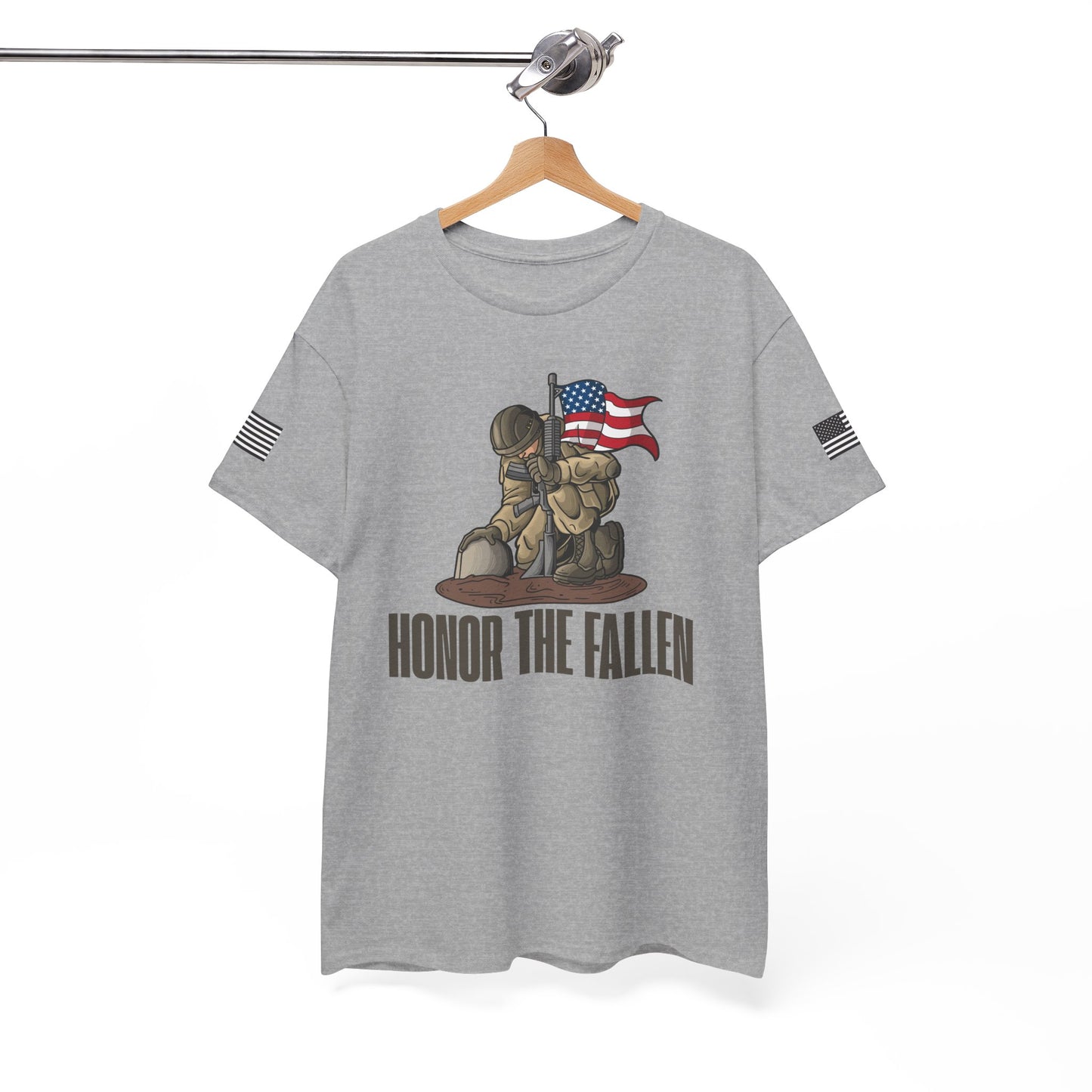 Honor the Fallen Unisex Heavy Cotton Tee, Memorial T-Shirt, Veteran Tribute Shirt, Patriotic Apparel, Independence Day Gift, Honor [...]
