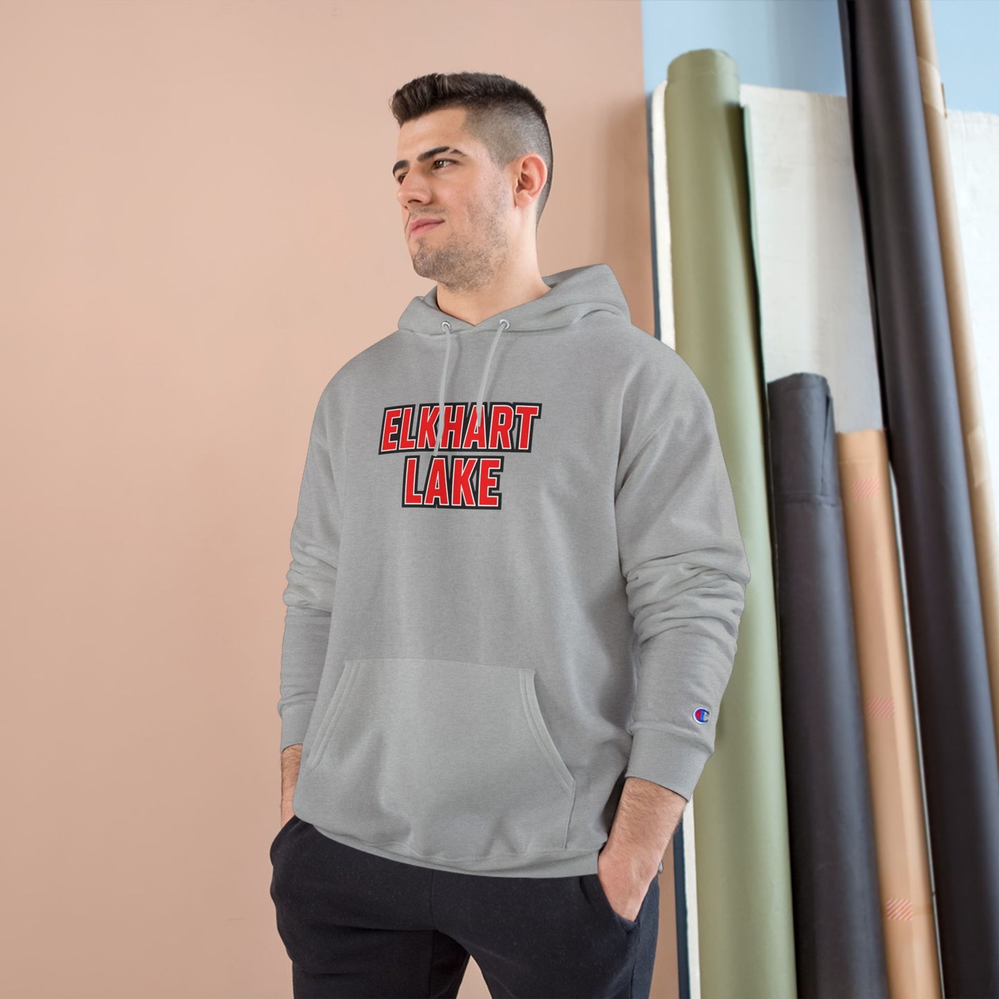 Elkhart Lake Cozy Hoodie, Perfect for Outdoor Adventures, Lake Days, Gifts for Nature Lovers, Comfortable Sweatshirt