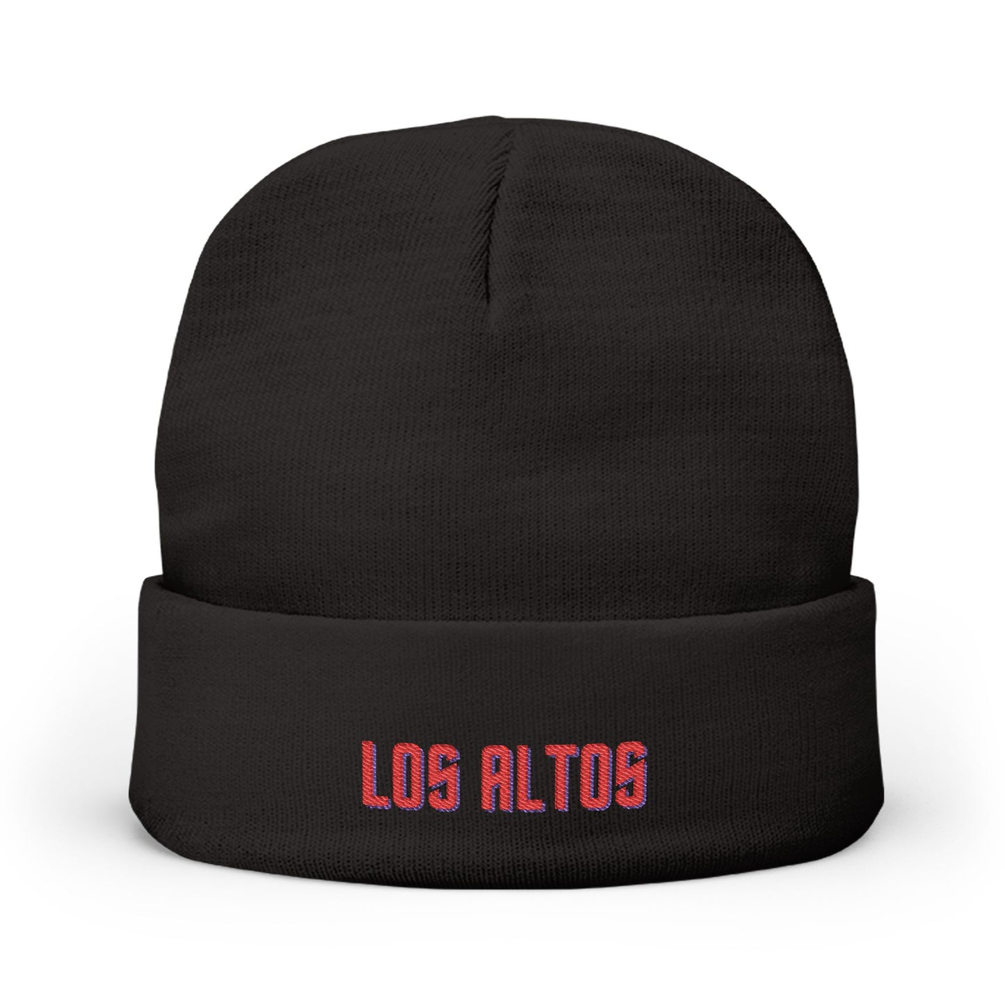 Los Altos Cozy Custom Knit Beanie - Personalized Hat, Winter Accessory, Gifts for Him, Her, Stylish Warmth