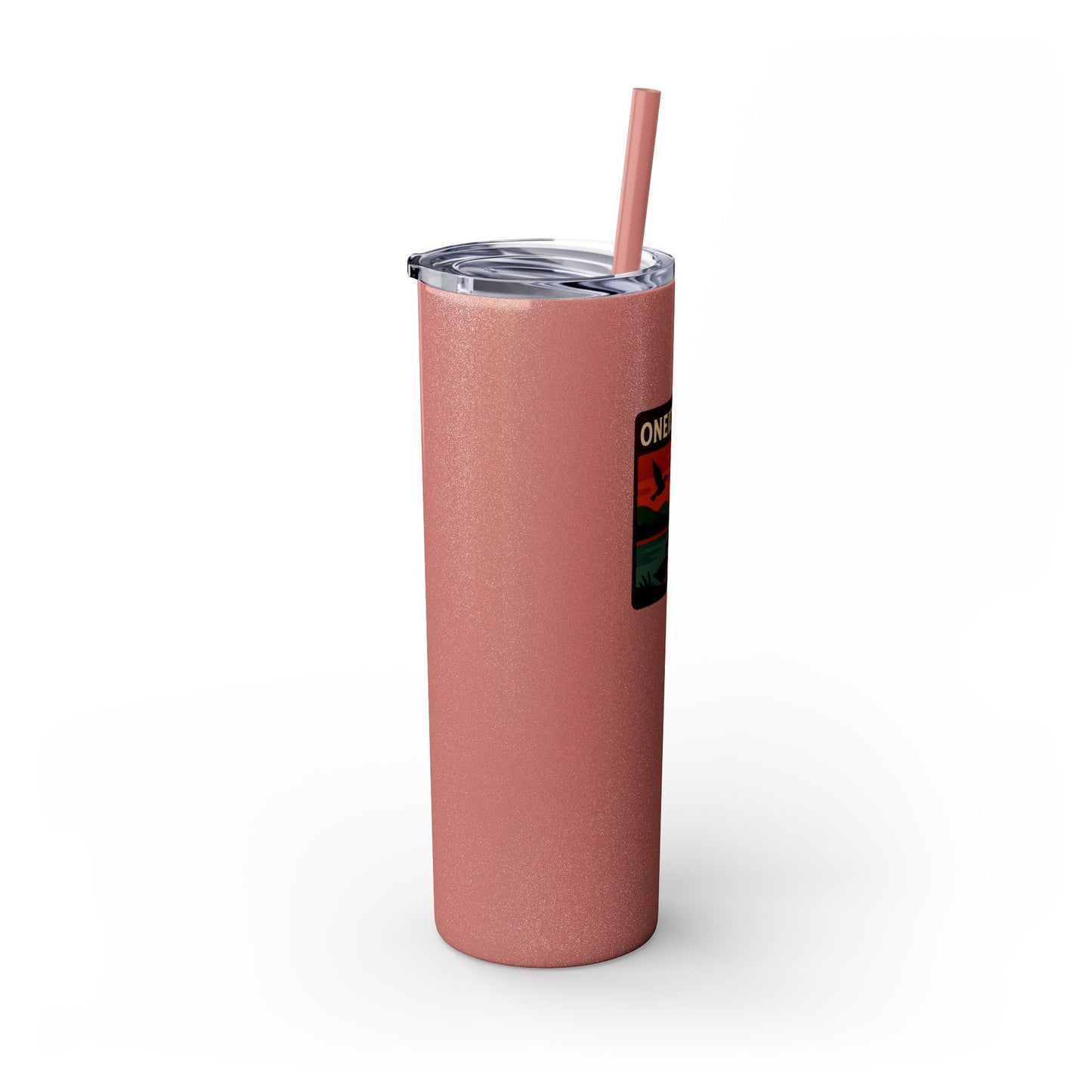 Oneida Lake Skinny Tumbler - 20oz Travel Mug, Eco-Friendly Drinkware for Adventurers, Ideal for Camping, Picnics, and Daily Hydration