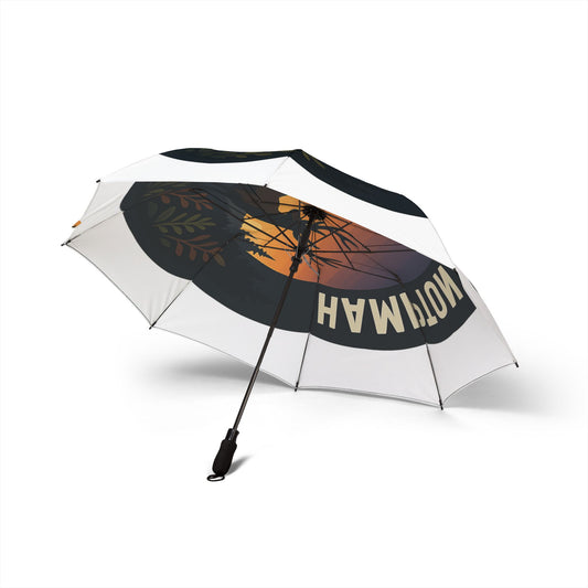 Hampton Lake Semi-Automatic Foldable Umbrella, Travel Umbrella, Outdoor Gear, Gifts for Nature Lovers, Rainy Day Essential