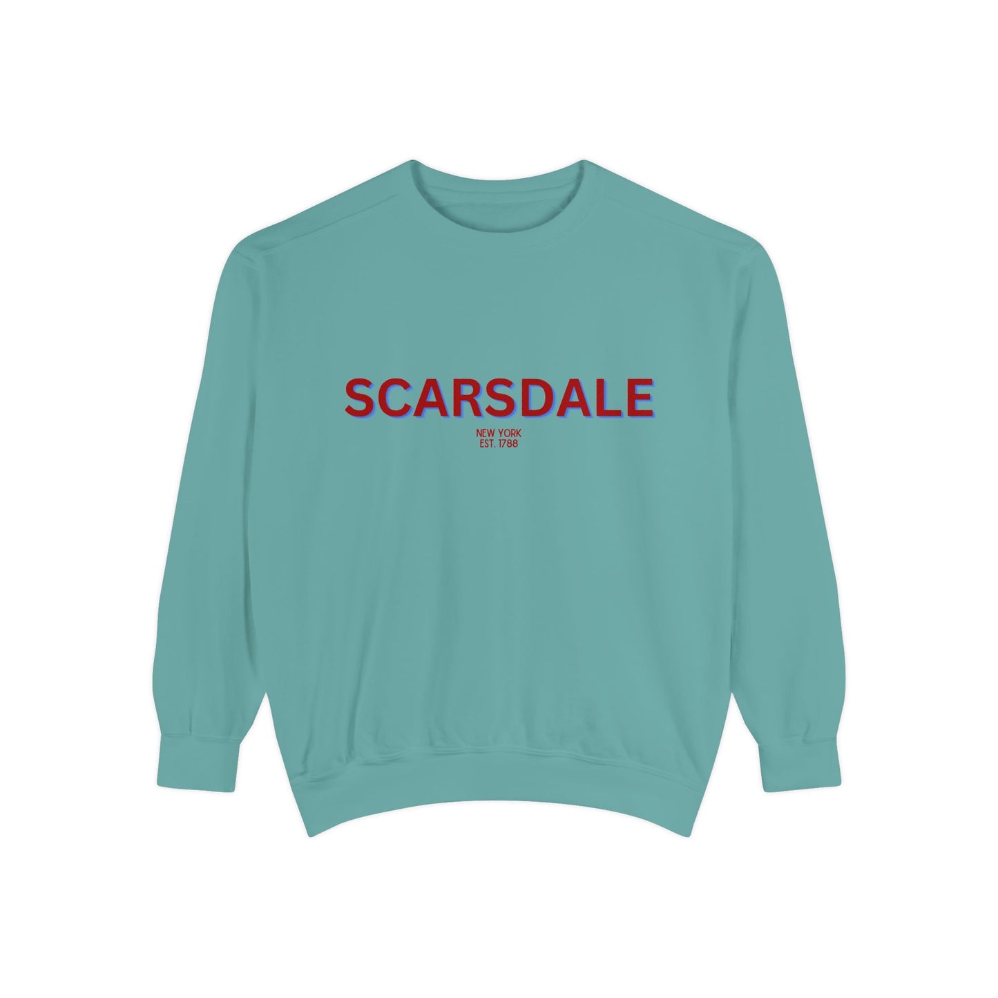 Scarsdale Unisex Garment-Dyed Sweatshirt | Cozy Fashion, Perfect for Casual Outings, Gifts, Fall & Winter Style, Everyday Comfort