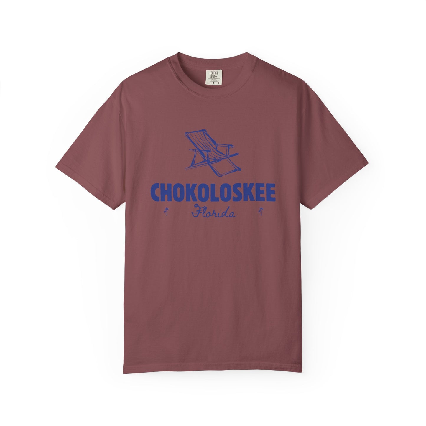 Chokoloskee - Unisex Garment-Dyed T-shirt, Casual Outfit, Gift for Nature Lovers, Vacation Essentials