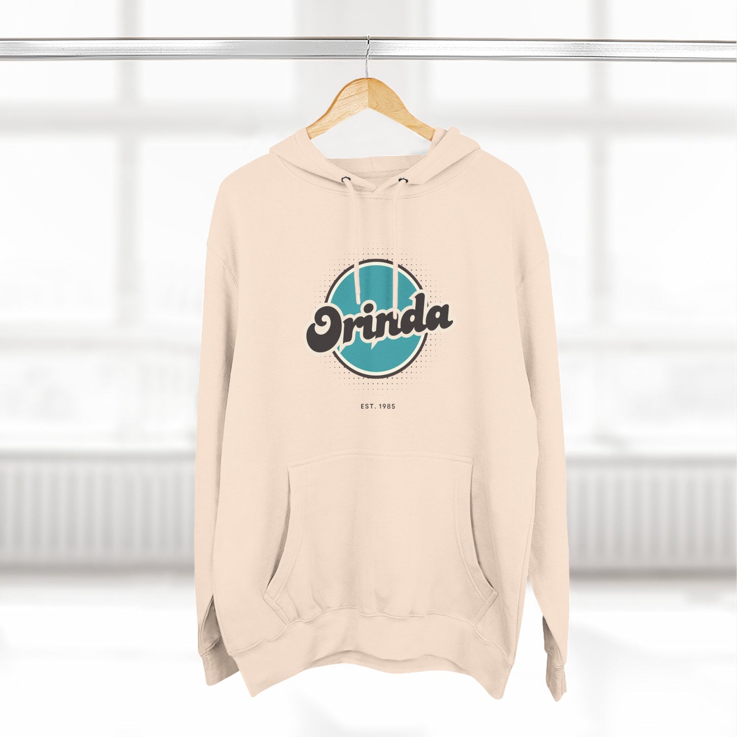 Orinda Retro Vibe Hoodie for Casual Days, Streetwear, Unisex Gift, Cozy Layering Apparel