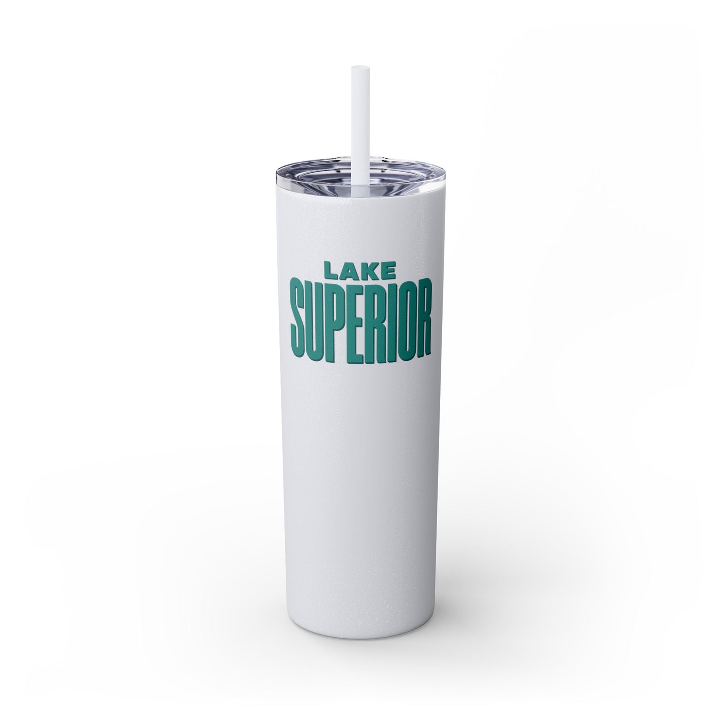 Lake Superior Skinny Tumbler - 20oz Travel Mug, Eco-Friendly Drinkware for Adventurers, Ideal for Camping, Picnics, and Daily Hydration