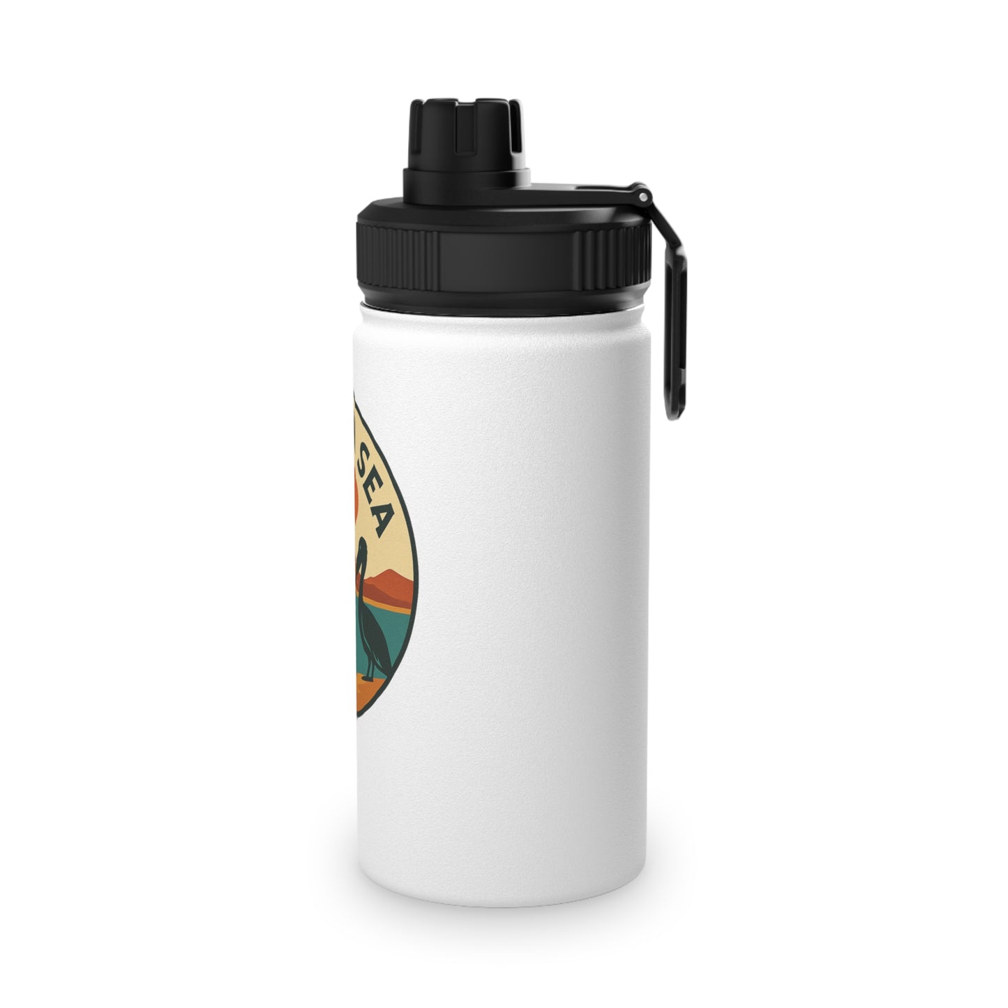 Salton Sea Stainless Steel Water Bottle, Sports Lid