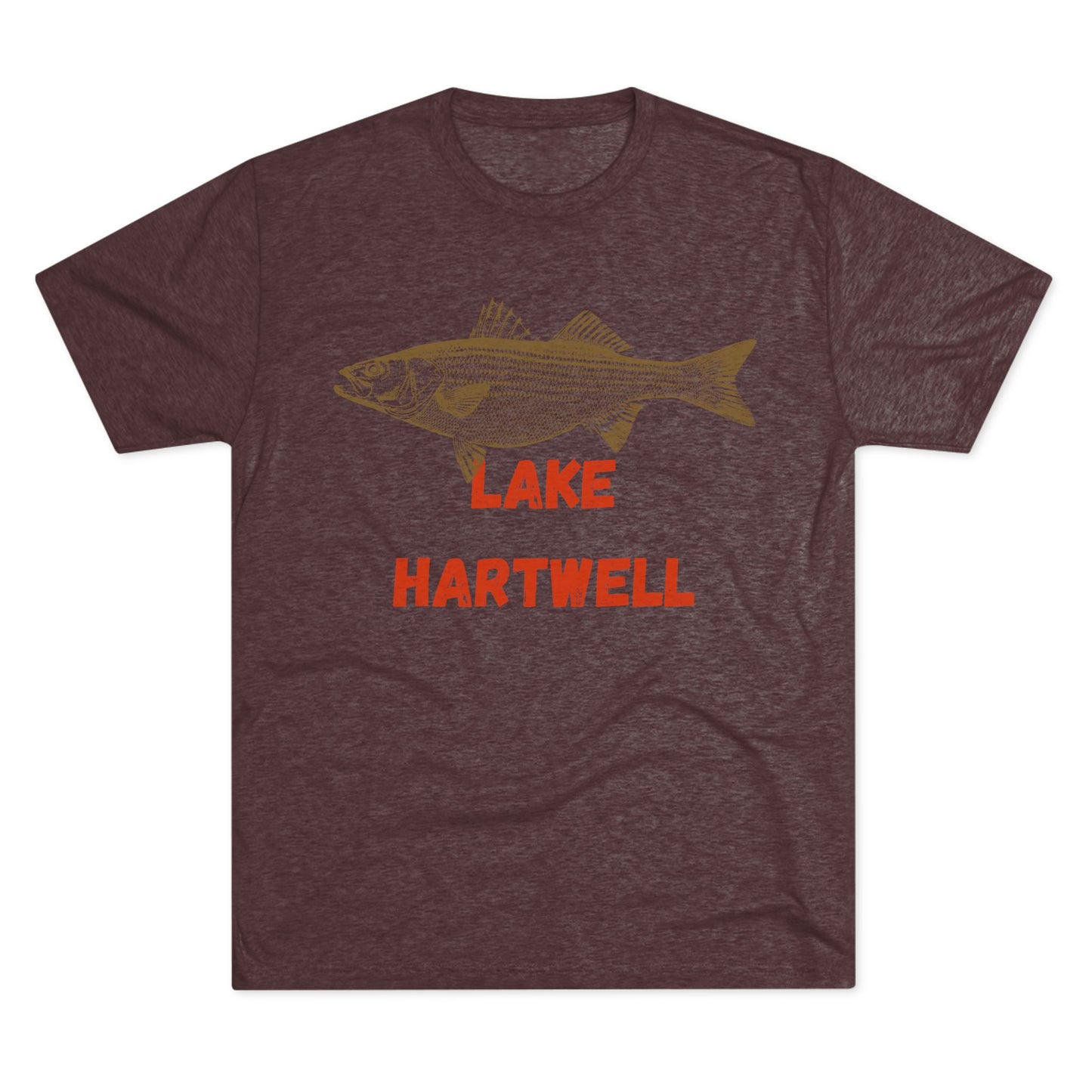 Lake Hartwell Fishing Tee, Unisex Crew Neck Shirt, Summer Lake Apparel, Gift for Fishermen, Outdoor Adventure T-Shirt, Lake House Style
