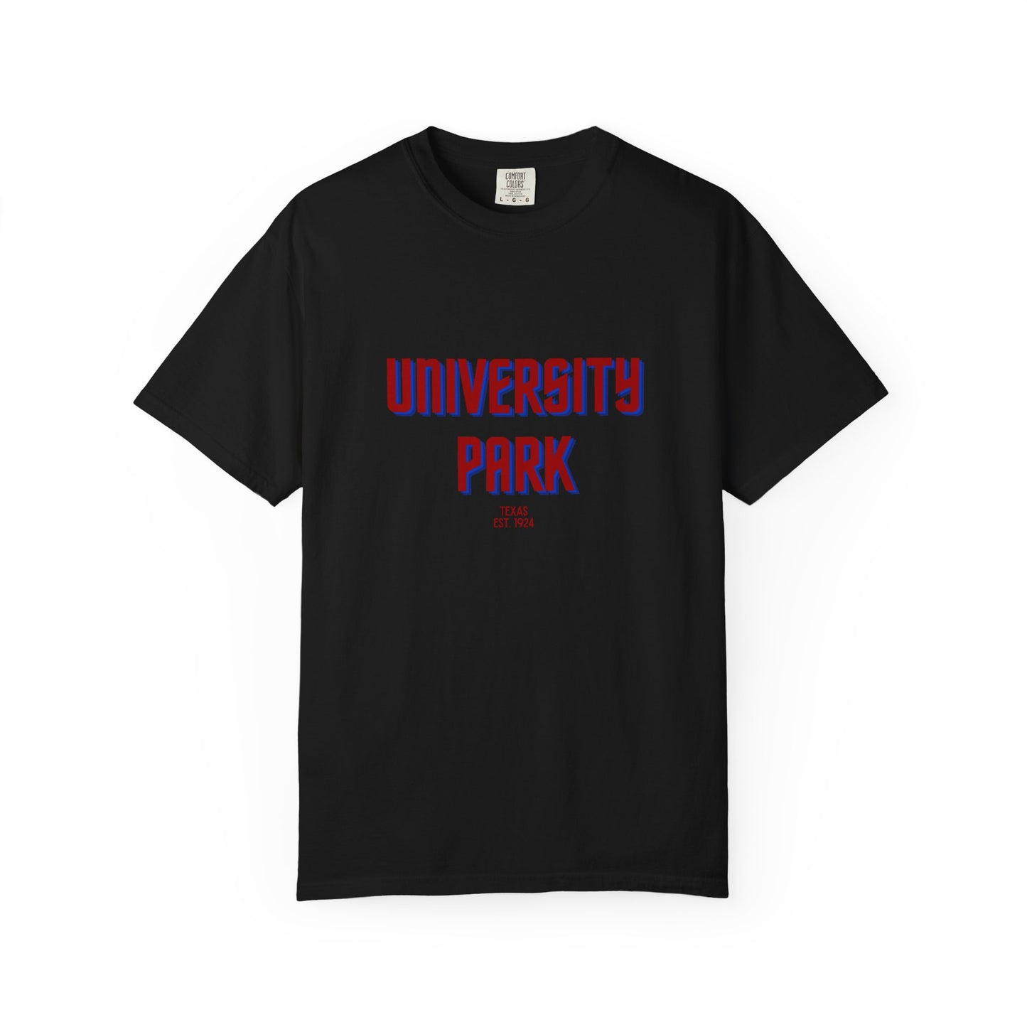University Park Garment-Dyed Unisex T-Shirt, Casual Tee, Vintage Style Shirt, Everyday Wear, Birthday Gift, Unique Apparel