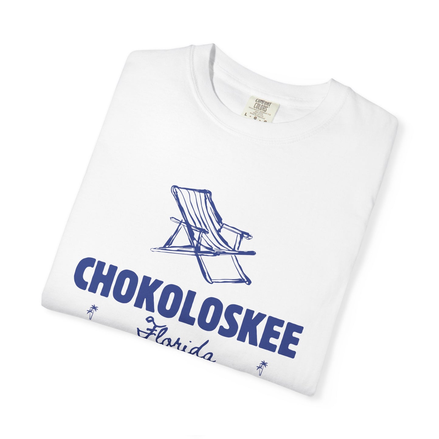 Chokoloskee - Unisex Garment-Dyed T-shirt, Casual Outfit, Gift for Nature Lovers, Vacation Essentials