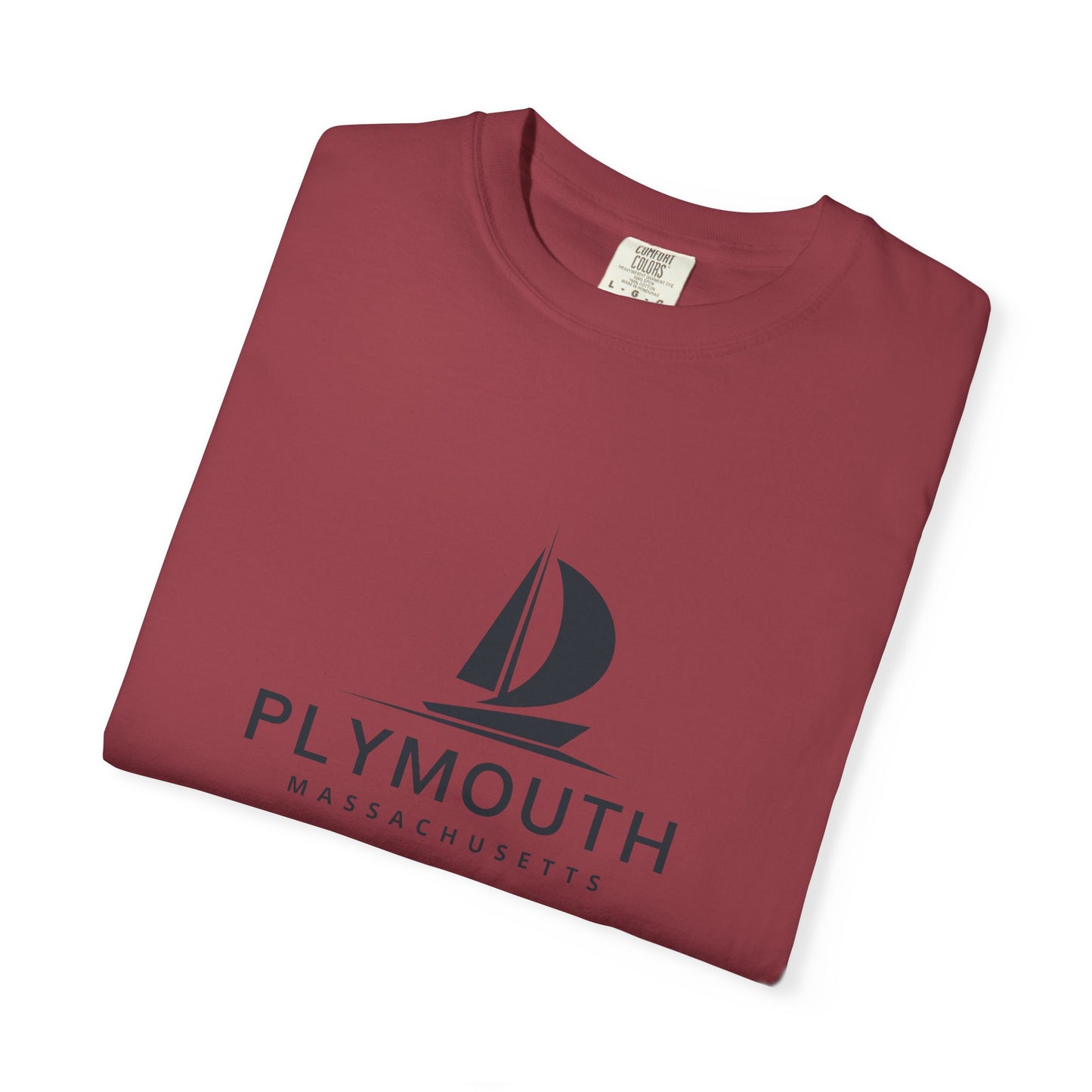 Plymouth - Unisex Garment-Dyed T-shirt, Casual Outfit, Gift for Nature Lovers, Vacation Essentials