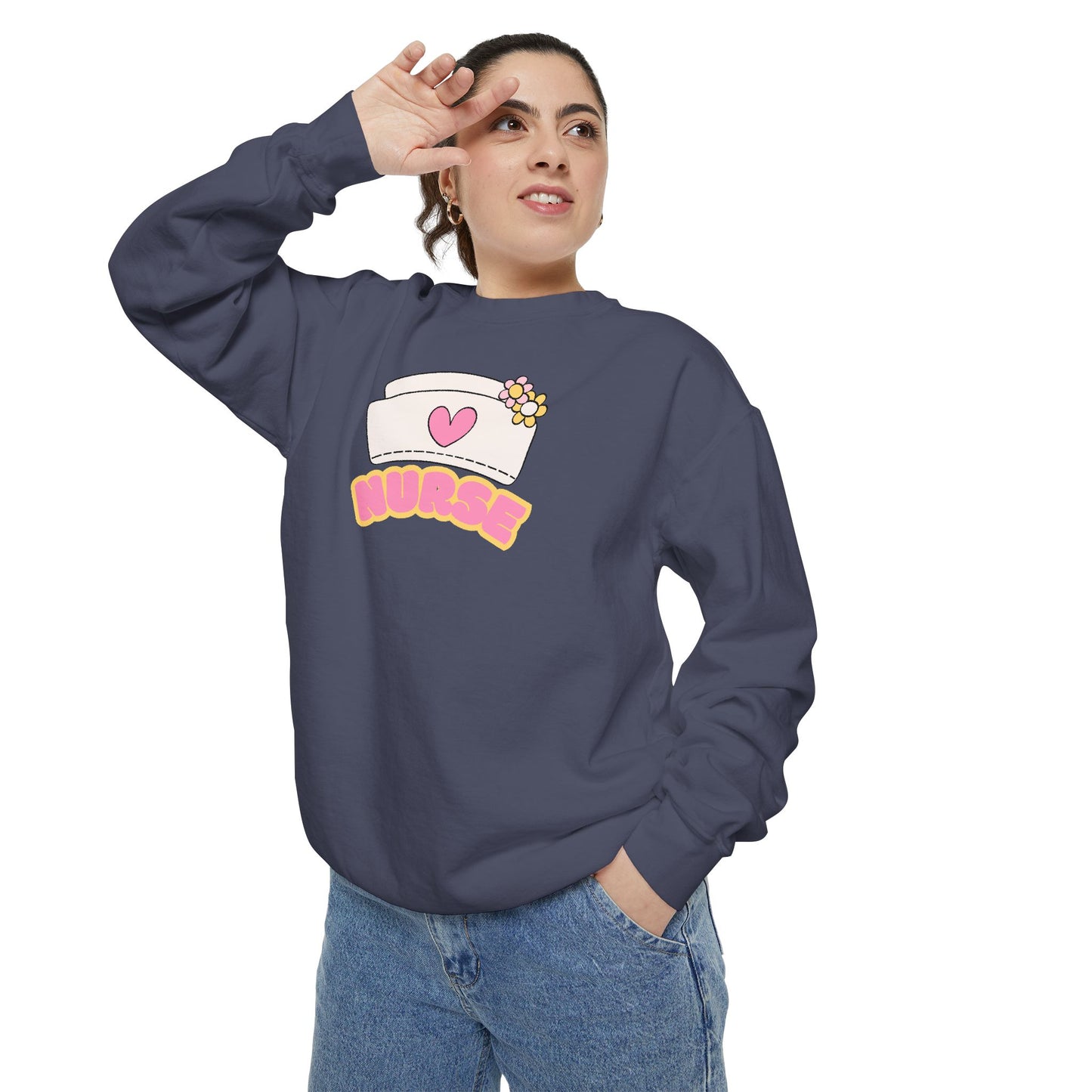 Nurse Love Sweatshirt, Cozy Gift for Healthcare Workers, Unique Gift for Nurses, Casual Medical Apparel, Nurse Appreciation