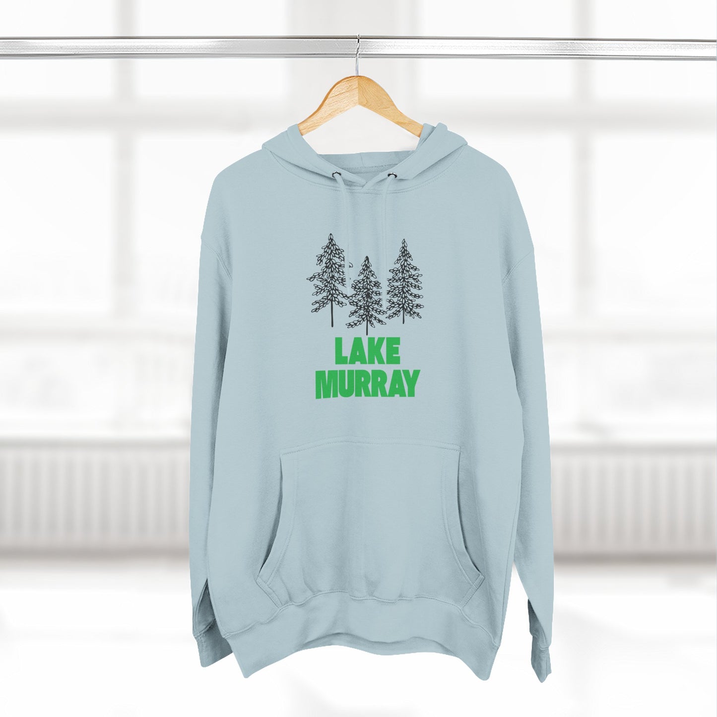 Lake Murray Fleece Hoodie, Cozy Sweatshirt, Outdoor Adventure Wear, Unique Gift for Lake Lovers, Perfect for Fall and Winter