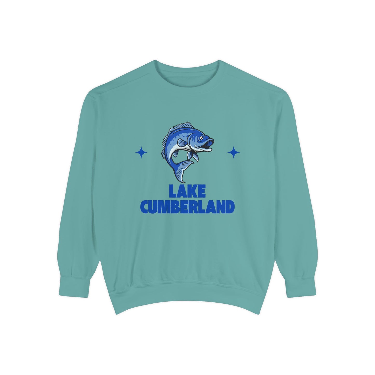Lake Cumberland Fish Design Unisex Sweatshirt | Cozy Fishing Apparel, Casual Wear, Gift for Anglers, Lake Day Outfit, Nature Lovers Sweatshirt