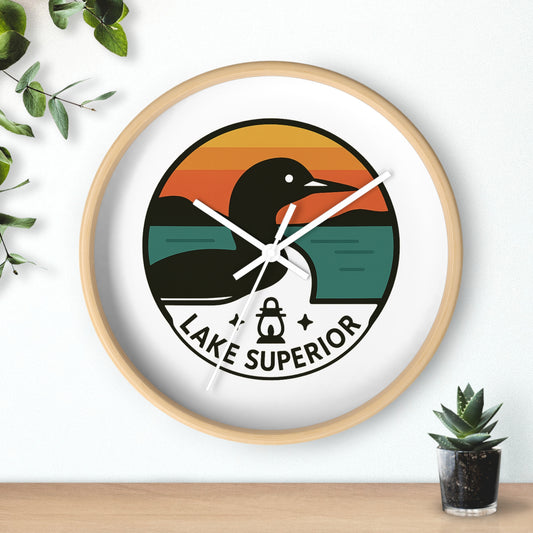 Lake Superior Wall Clock