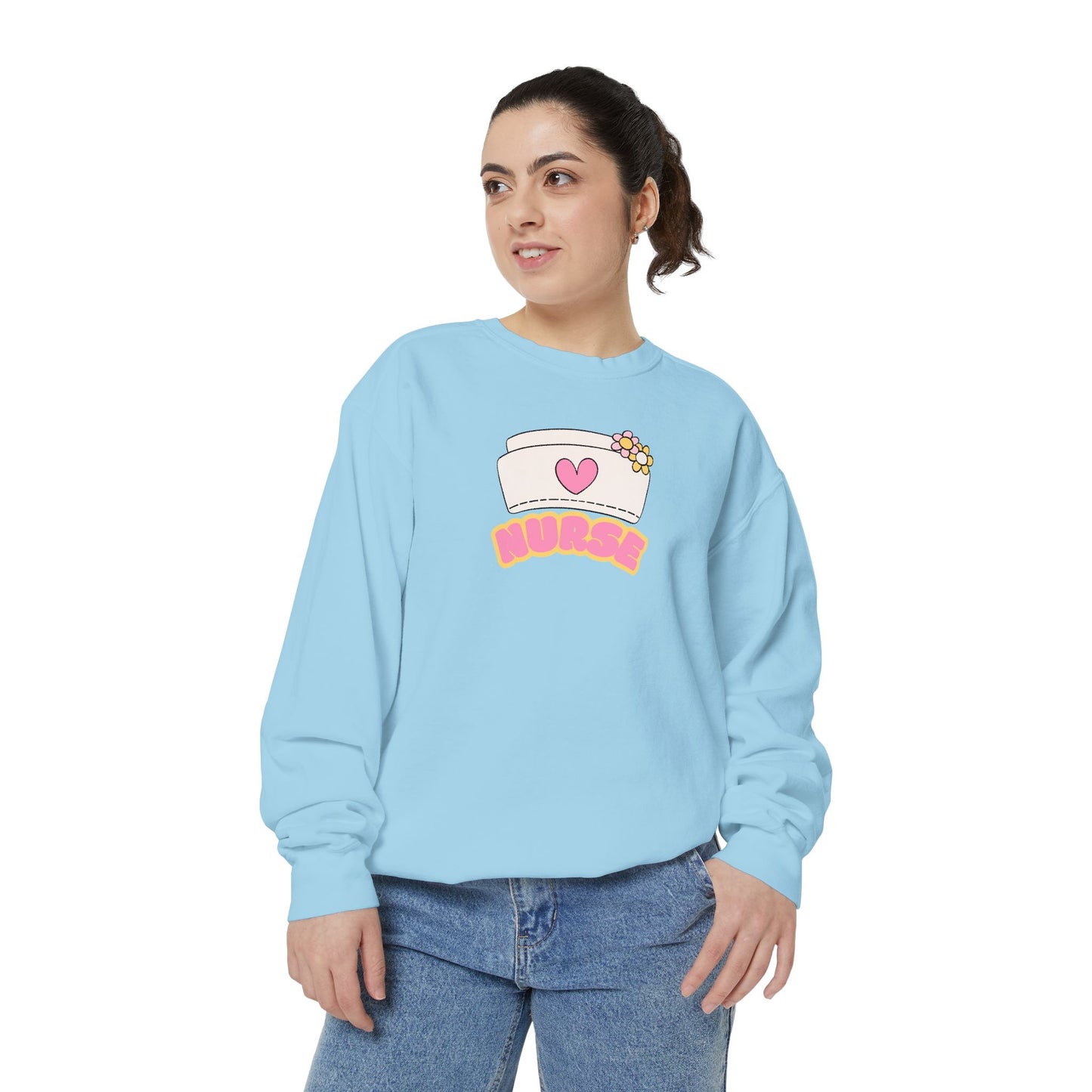Nurse Love Sweatshirt, Cozy Gift for Healthcare Workers, Unique Gift for Nurses, Casual Medical Apparel, Nurse Appreciation