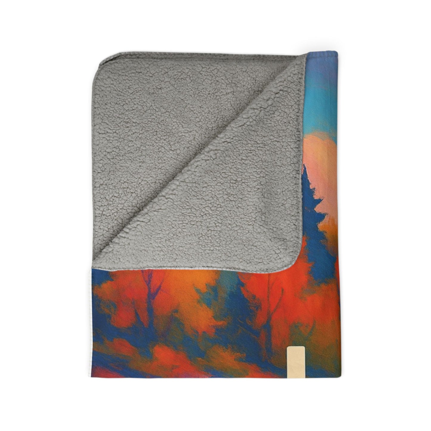 Lake Superior Fleece Sherpa Blanket