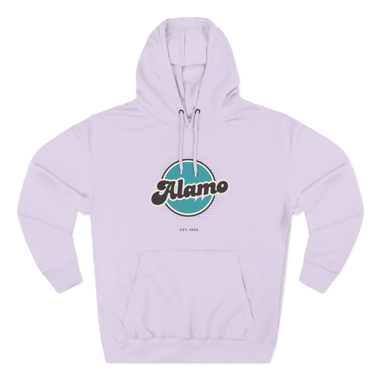 Alamo Retro Vibe Hoodie for Casual Days, Streetwear, Unisex Gift, Cozy Layering Apparel