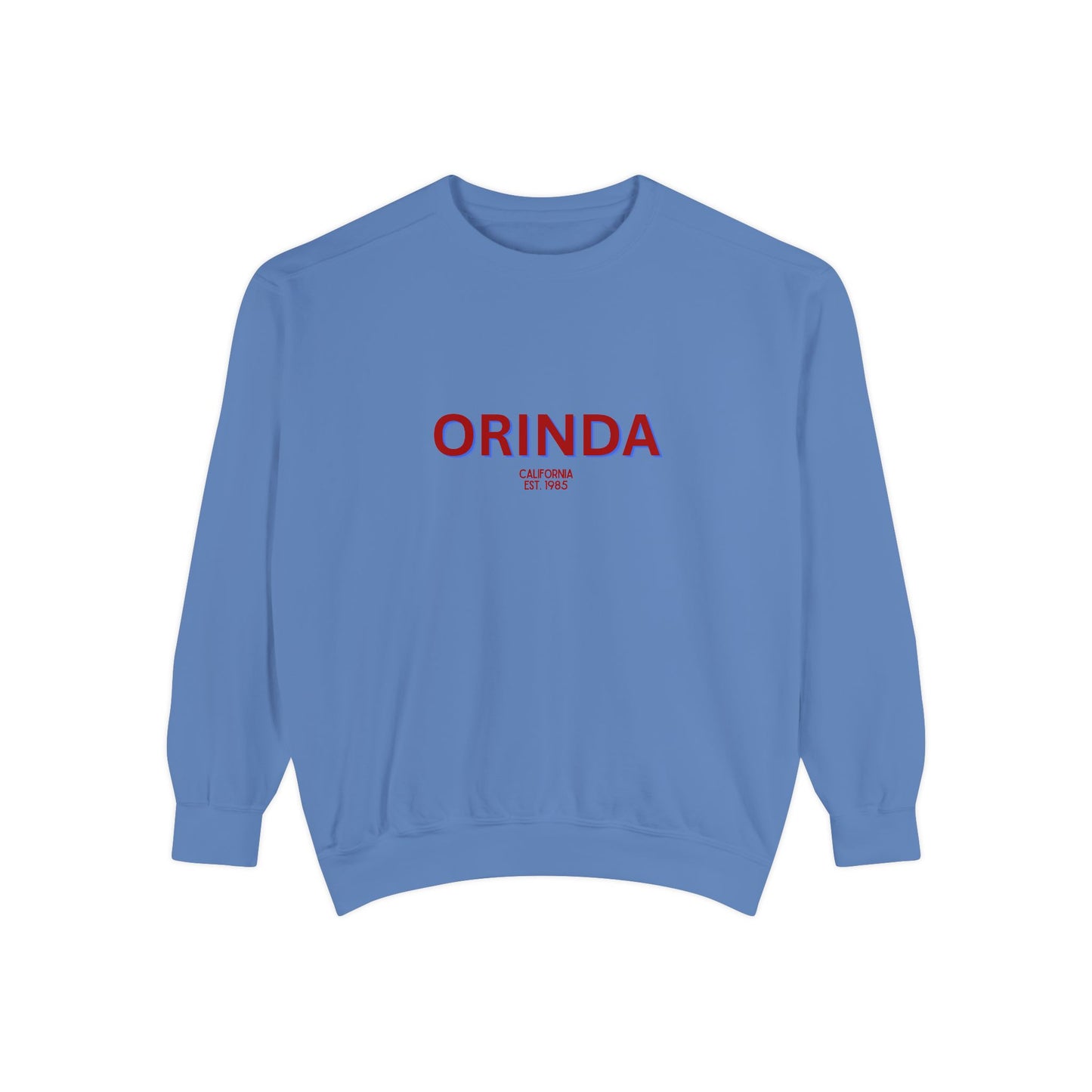 Orinda Unisex Garment-Dyed Sweatshirt | Cozy Fashion, Perfect for Casual Outings, Gifts, Fall & Winter Style, Everyday Comfort