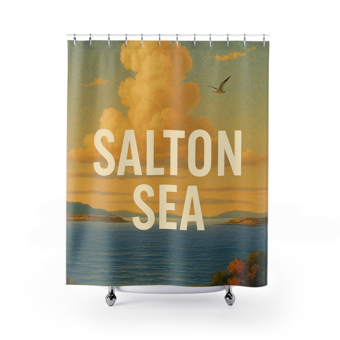 Salton Sea Shower Curtains