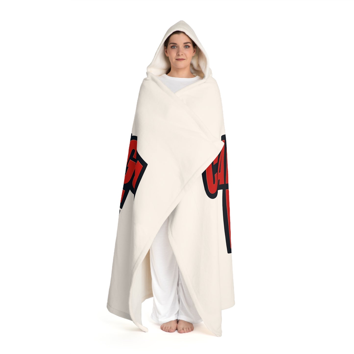 Canandaigua Lake Cozy Hooded Sherpa Fleece Blanket - Perfect for Chilly Evenings, Movie Nights, Cozy Home Décor, Gifts for Her, Winter Snuggles