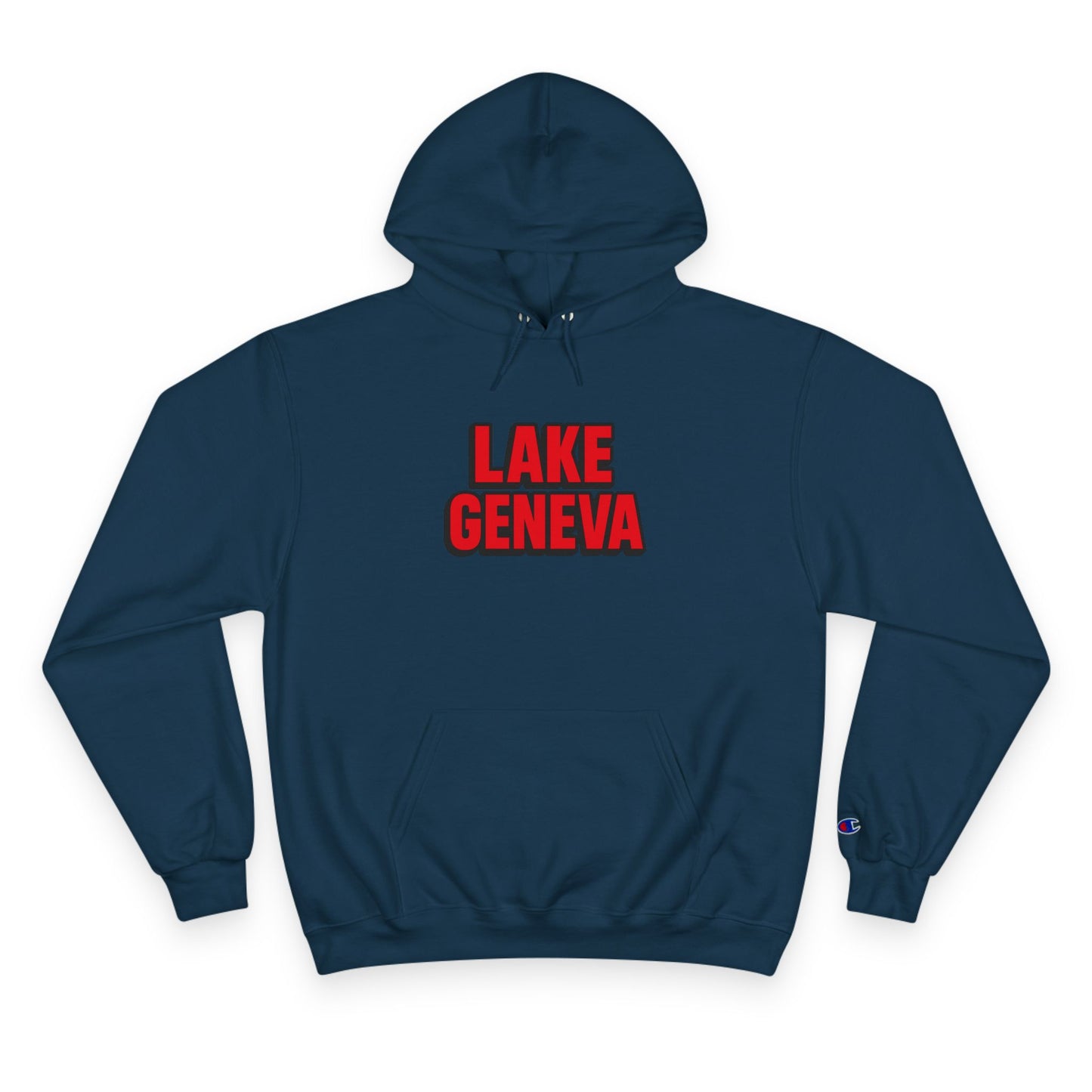 Lake Geneva Cozy Hoodie, Perfect for Outdoor Adventures, Lake Days, Gifts for Nature Lovers, Comfortable Sweatshirt