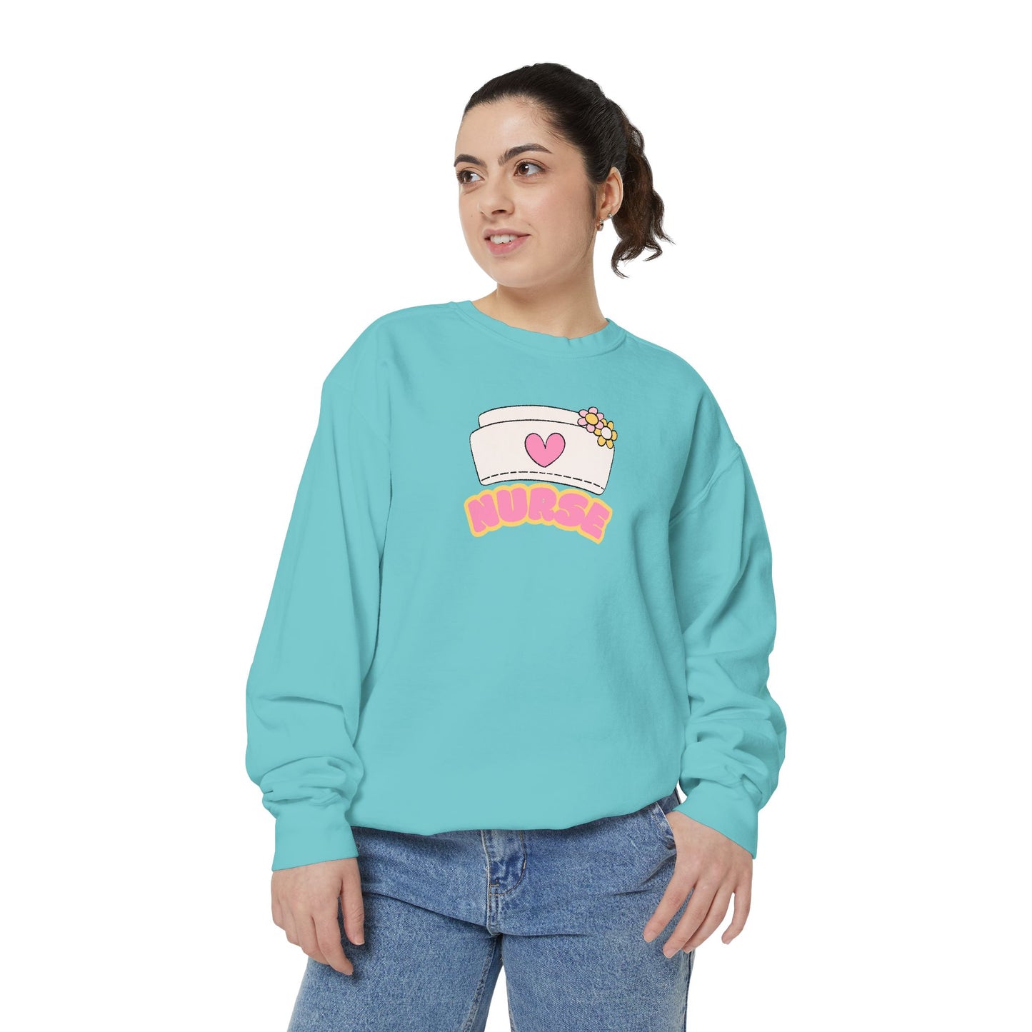 Nurse Love Sweatshirt, Cozy Gift for Healthcare Workers, Unique Gift for Nurses, Casual Medical Apparel, Nurse Appreciation