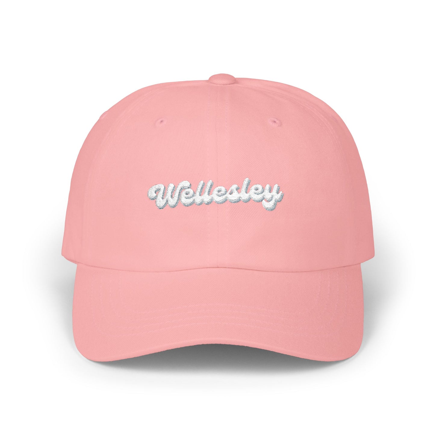 Wellesley Classic Dad Cap, Unisex Casual Hat, Summer Accessories, Trendy Headwear, Gift for Him, Outdoor Style