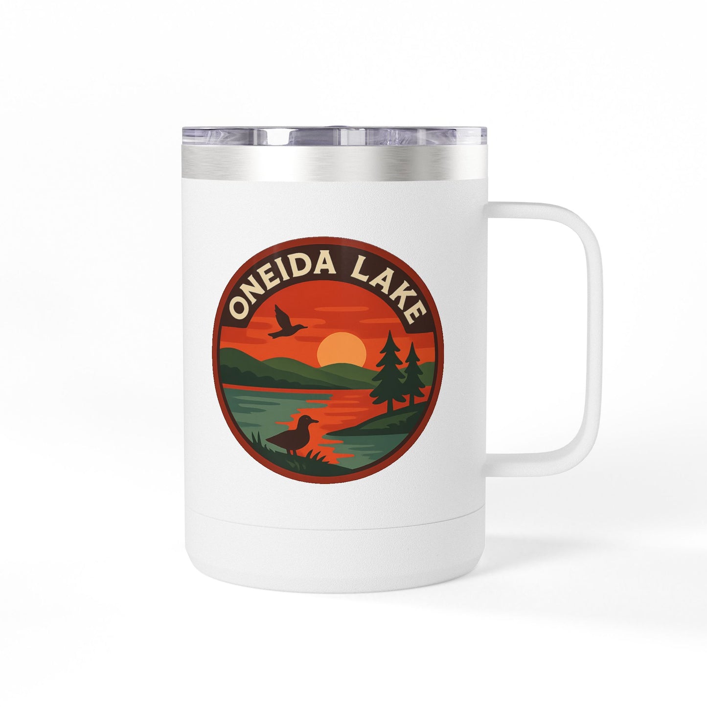 Oneida Lake Coffee Mug Tumbler, 15oz
