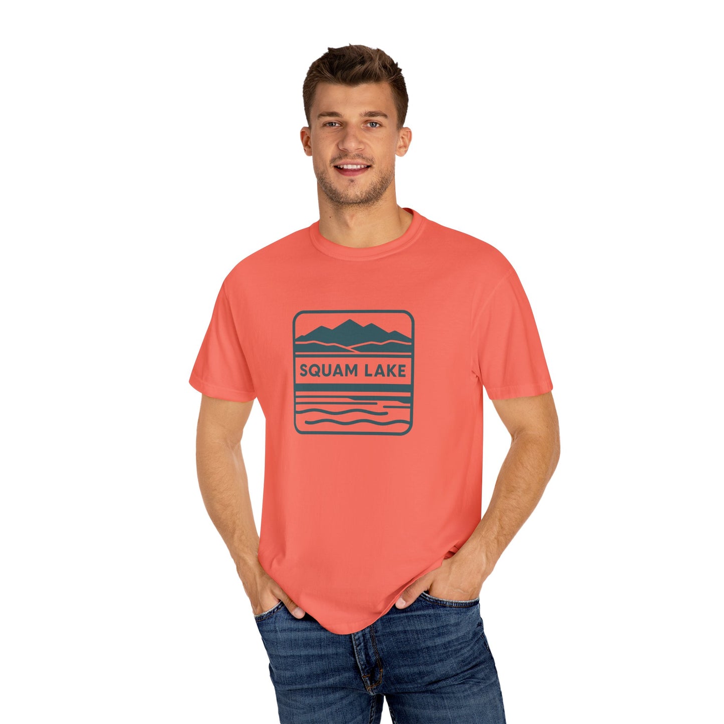 Squam Lake Unisex T-Shirt, Casual Graphic Tee, Nature Lover Gift, Outdoor Adventure Shirt, Vacation Souvenir, Summer Wear