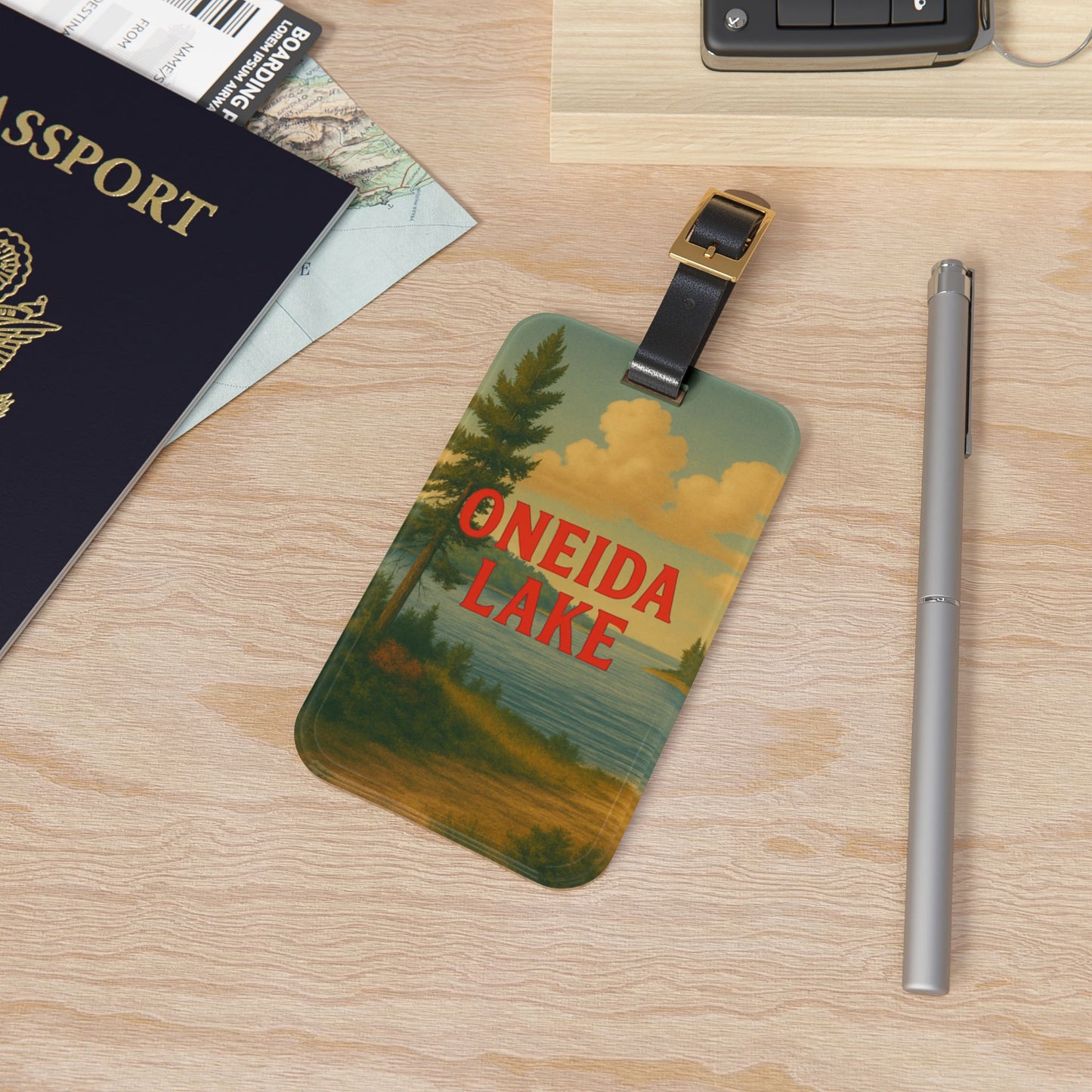 Oneida Lake Luggage Tag