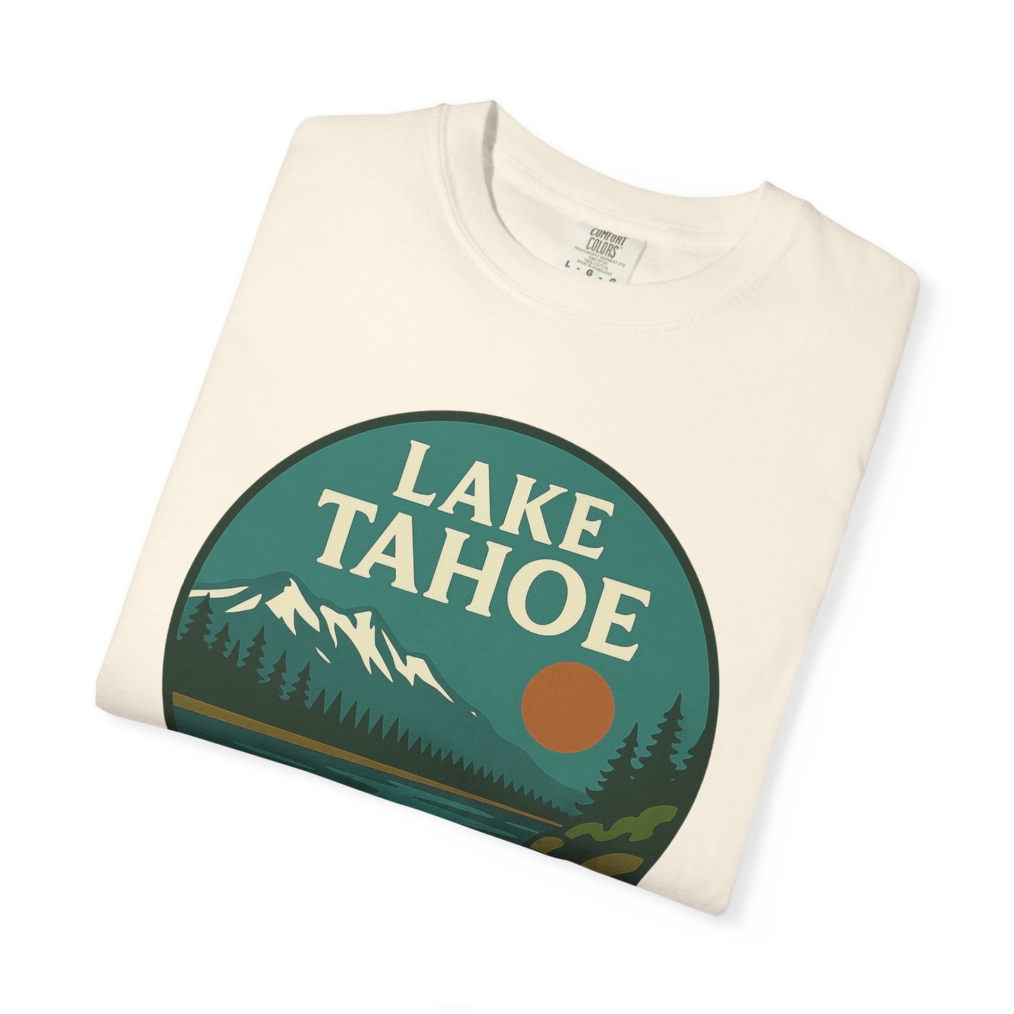 Lake Tahoe Unisex T-Shirt, Casual Graphic Tee, Nature Lover Gift, Outdoor Adventure Shirt, Vacation Souvenir, Summer Wear