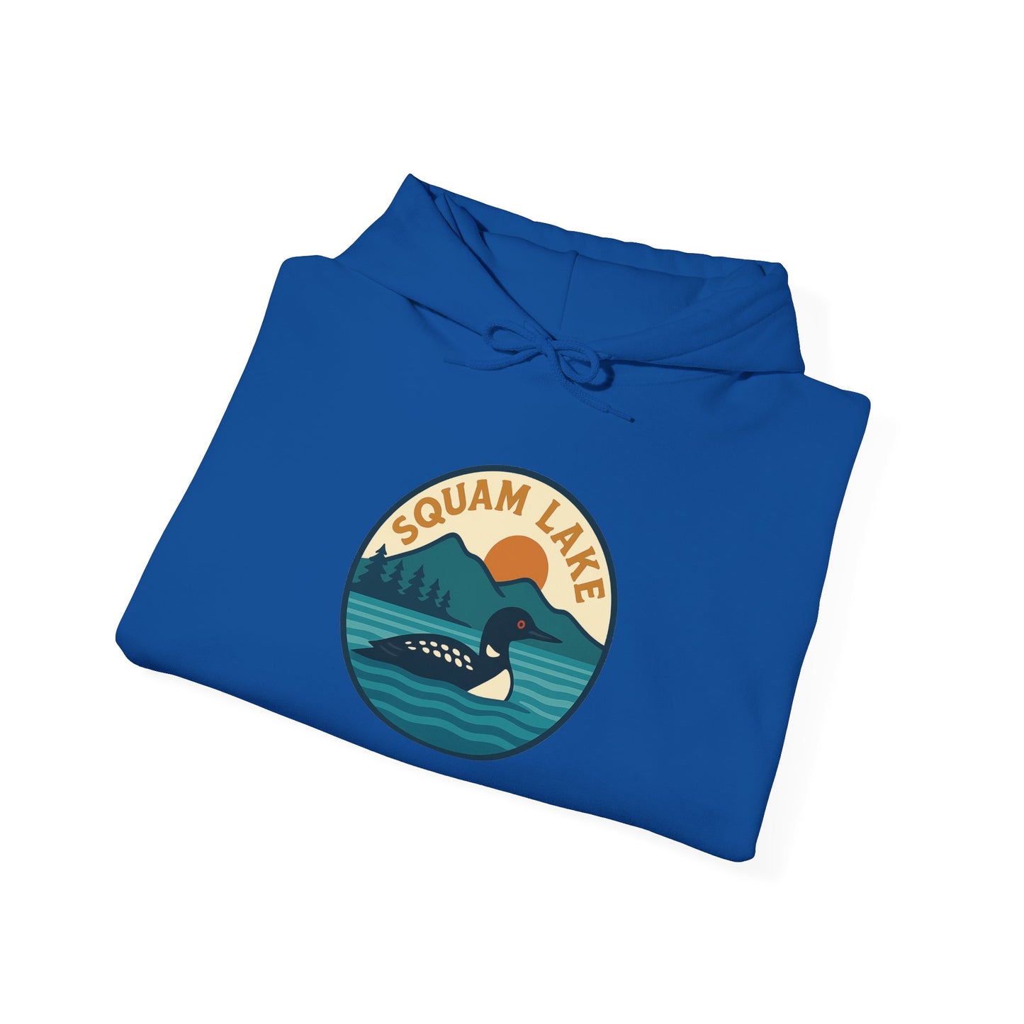 Squam Lake Hoodie, Cozy Casual Wear, Unisex Sweatshirt, Lake Lover Gift, Outdoor Adventure Apparel, Summer Retreat Fashion