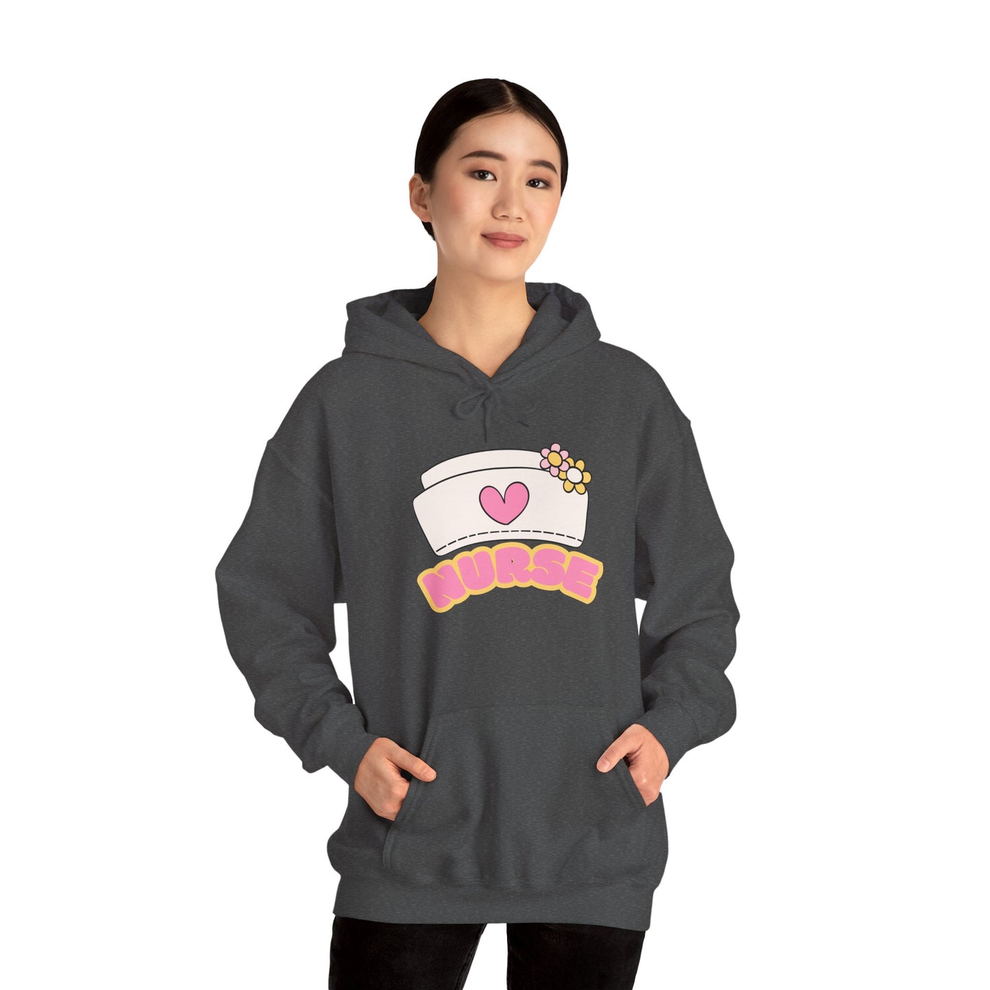 Nurse Love Hoodie | Cozy Unisex Sweatshirt, Gift for Healthcare Workers, Comfortable Nursing Apparel, Medical Appreciation Clothing