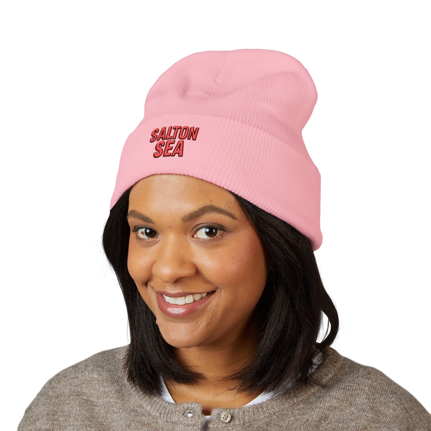 Salton Sea Classic Cuffed Beanie (Embroidery)