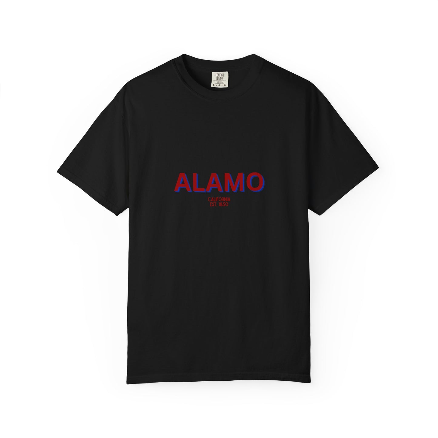 Alamo Garment-Dyed Unisex T-Shirt, Casual Tee, Vintage Style Shirt, Everyday Wear, Birthday Gift, Unique Apparel