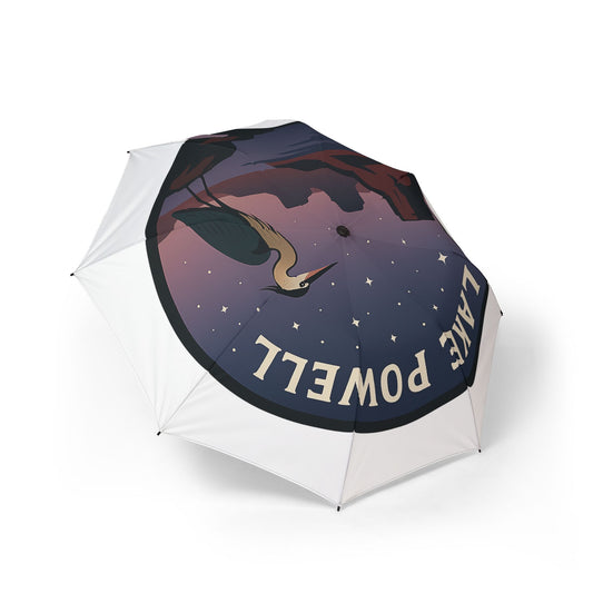Lake Powell Semi-Automatic Foldable Umbrella, Travel Umbrella, Outdoor Gear, Gifts for Nature Lovers, Rainy Day Essential