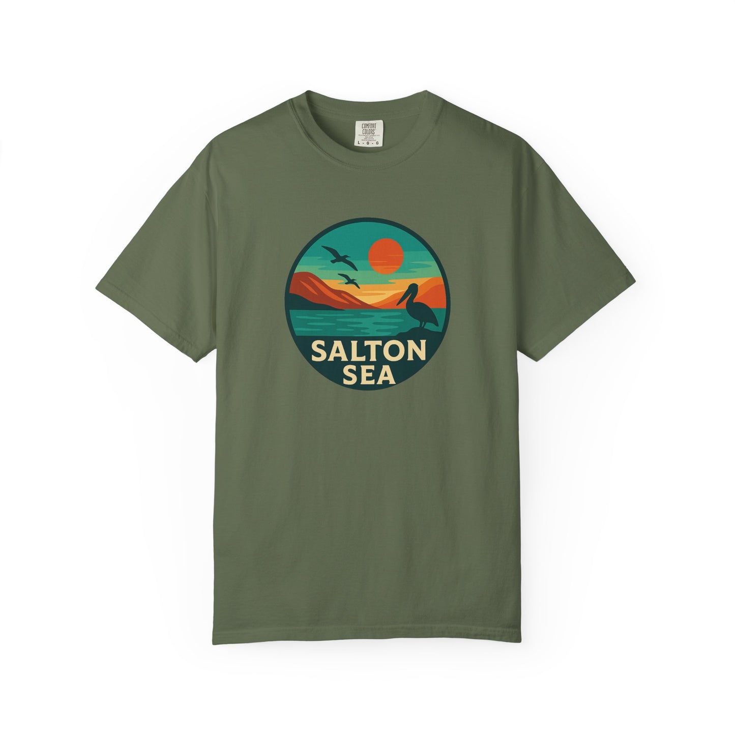 Salton Sea Unisex T-Shirt, Casual Graphic Tee, Nature Lover Gift, Outdoor Adventure Shirt, Vacation Souvenir, Summer Wear