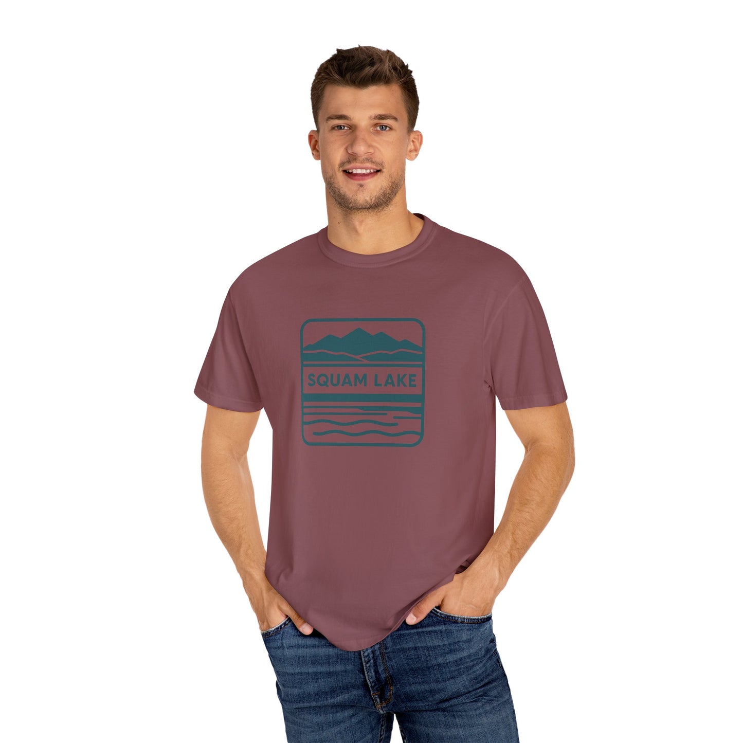 Squam Lake Unisex T-Shirt, Casual Graphic Tee, Nature Lover Gift, Outdoor Adventure Shirt, Vacation Souvenir, Summer Wear
