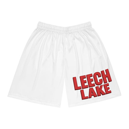 Leech Lake Stylish Basketball Shorts, Summer Athletics Gear, Comfortable Sports Wear, Casual Workout Shorts, Gift for Sports Lovers, Unique Gym Apparel