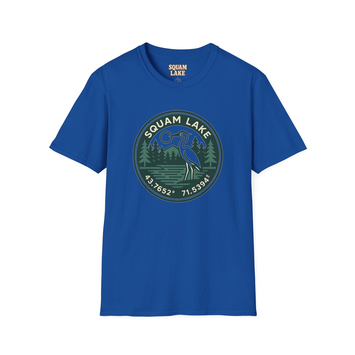Squam Lake Nature Unisex Softstyle T-Shirt | Eco-Friendly Gift, Outdoor Adventure Shirt, Nature Lover Tee, Vintage Lake Apparel, [...]