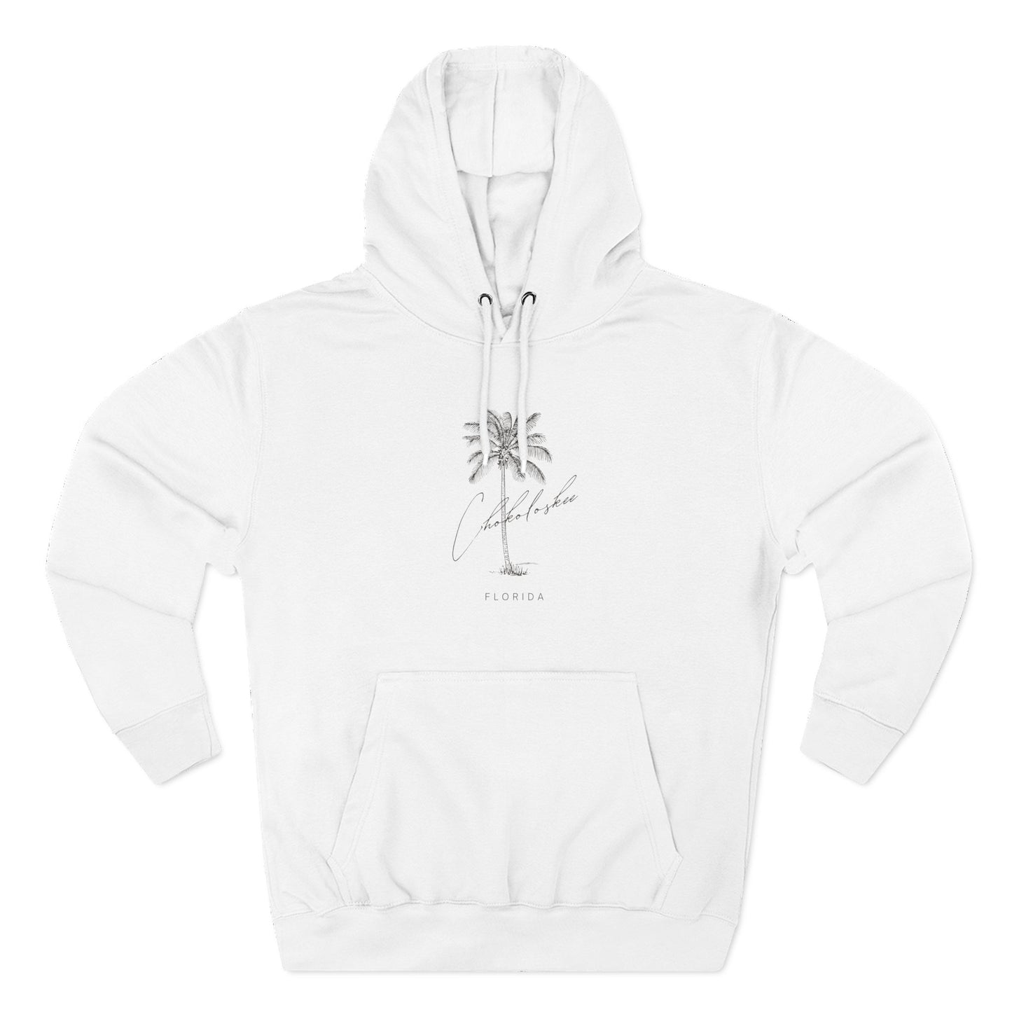 Chokoloskee Stylish Three-Panel Fleece Hoodie for Cozy Days, Casual Wear, Warm Layering, Gift for Him or Her