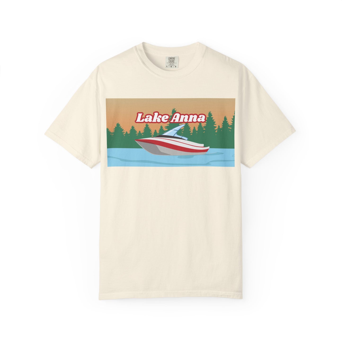 Lake Anna Relaxed Unisex T-Shirt, Summer Vibes Tee, Outdoor Adventure Shirt, Lake Life Apparel, Gift for Nature Lovers, Vacation Wear
