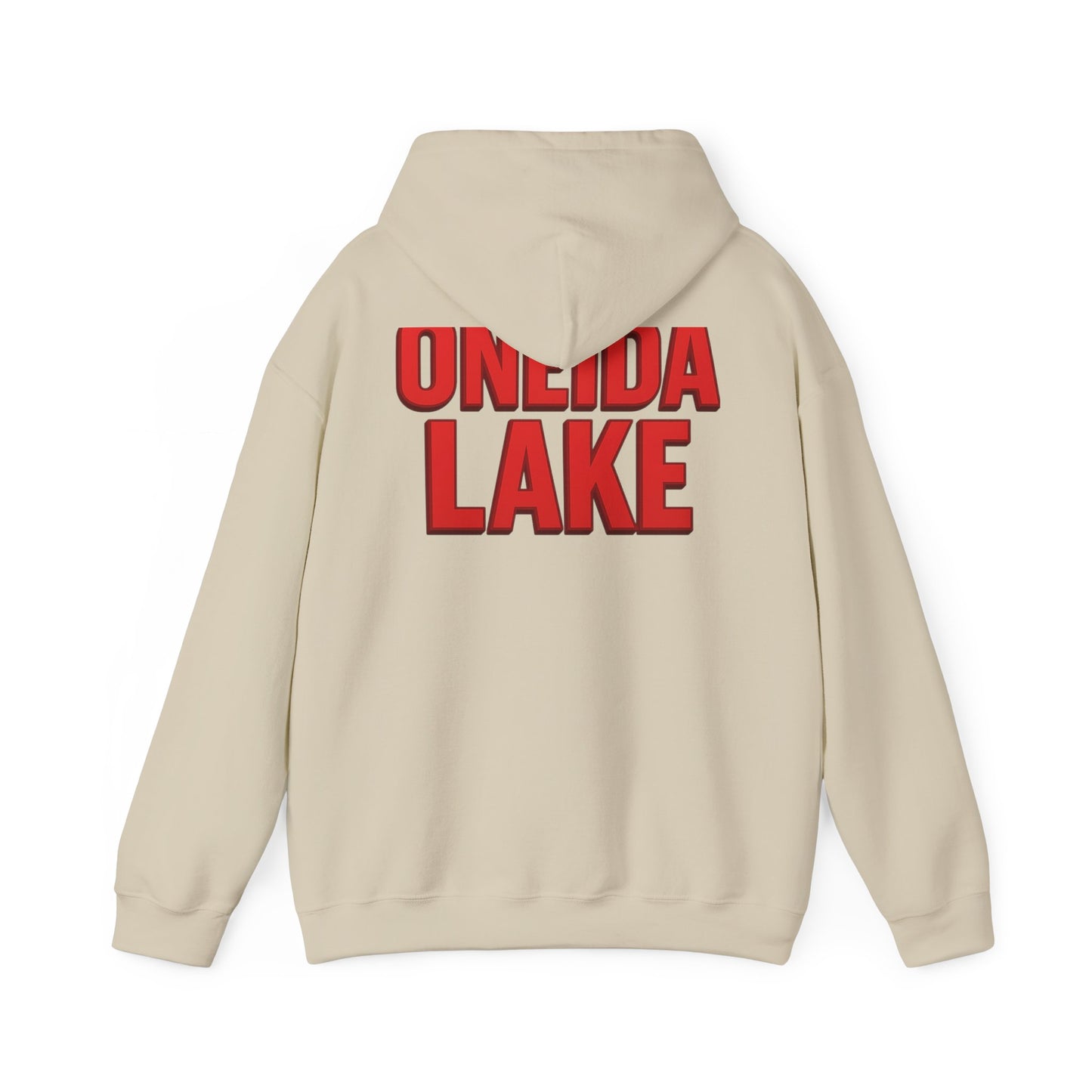 Oneida Lake Hoodie, Cozy Casual Wear, Unisex Sweatshirt, Lake Lover Gift, Outdoor Adventure Apparel, Summer Retreat Fashion
